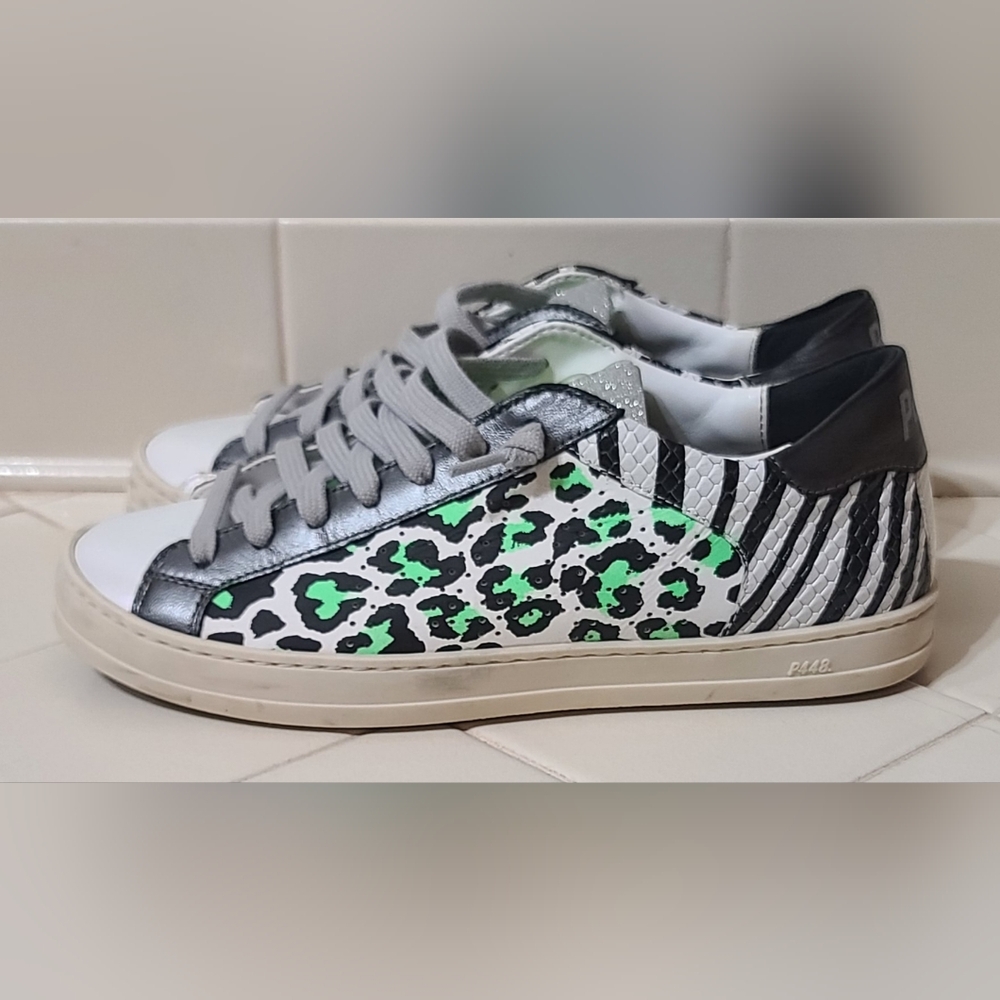 P448 NEON ANIMAL PRINT  WOMEN'S SIZE 6.5/7 - EU 37